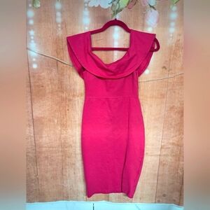 Charlotte Russe pink bodycon dress size XS